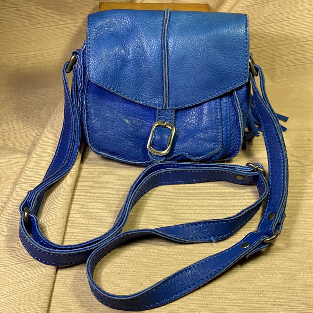 Cut N’paste Super Soft Leather Crossbody Mini Bag